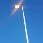Lampione Acceso di Giorno